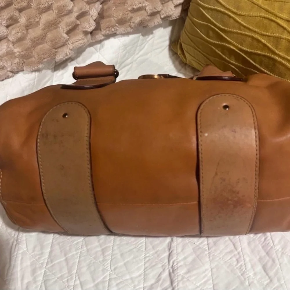 Tan Leather Women's Bag - Picture 3 of 8